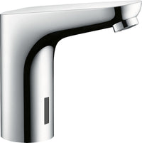 Robinetterie électronique de lavabo Hansgrohe Focus saillie 127mm chromé