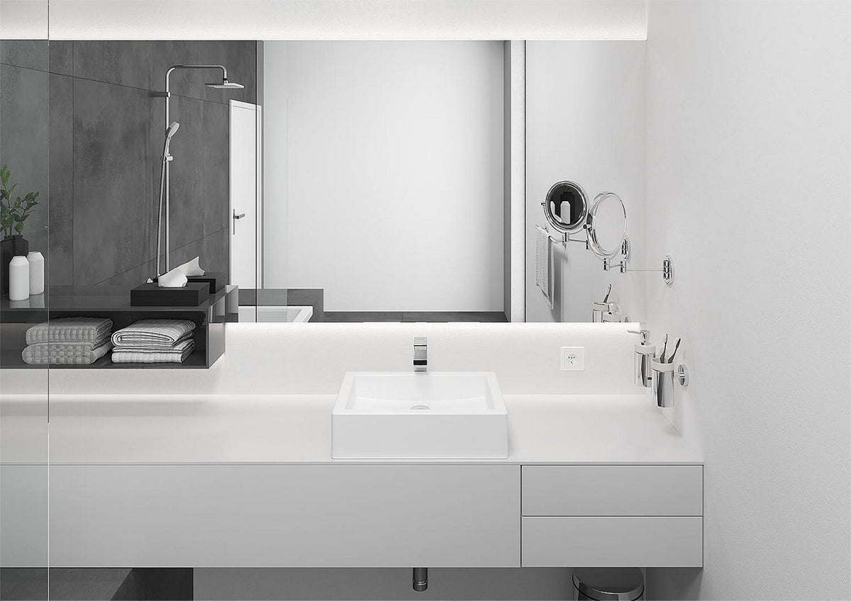 Mitigeur de lavabo Hansgrohe Vernis Shape saillie 181 mm chromé