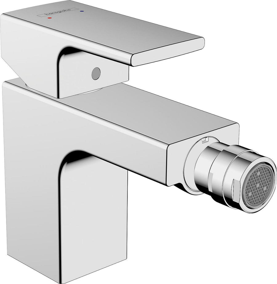 Mitigeur bidet Hansgrohe Vernis Shape saillie 124 mm chromé