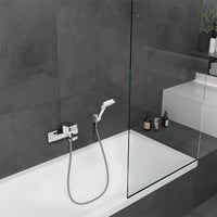 Mitigeur bain/douche apparent Hansgrohe Vernis Shape saillie 166 mm chromé