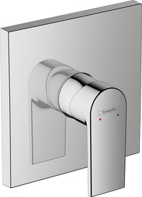 Mitigeur douche encastré Hansgrohe Vernis Shape rosace 156x156 mm chromé