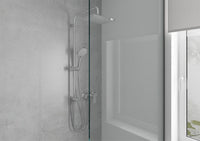 Hansgrohe Vernis Shape 230 Reno shower column with hand shower + 230x170mm overhead shower, chrome