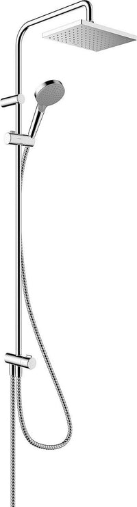 Hansgrohe Vernis Shape 230 Reno shower column with hand shower + 230x170mm overhead shower, chrome