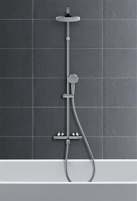 Hansgrohe Vernis Blend 200 1jet Thermostatic Bath Shower Column Chrome Ø 205 mm
