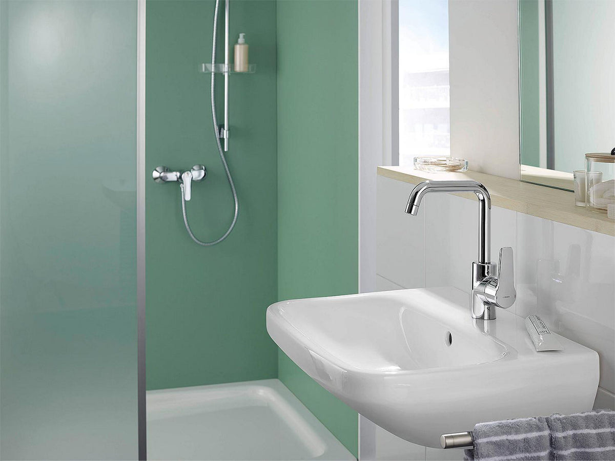 Mitigeur de lavabo Hansa Hansapolo saillie 152 mm chromé