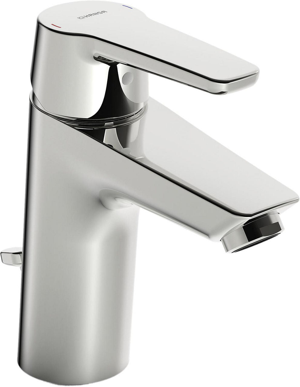 Mitigeur de lavabo Hansa Hansapolo saillie 103 mm chromé