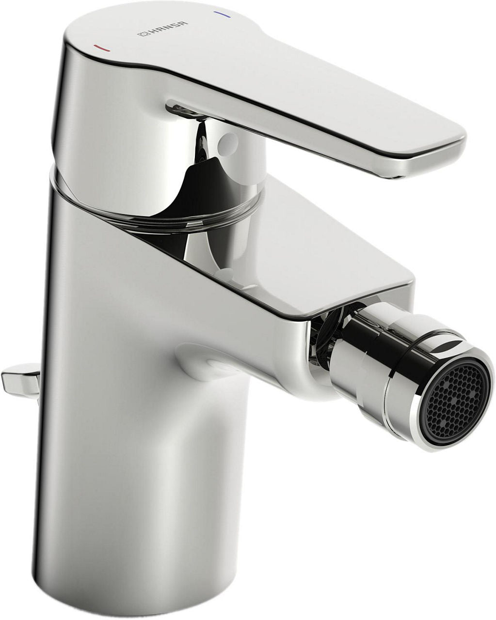 Mitigeur bidet Hansa Hansapolo saillie 106 mm chromé
