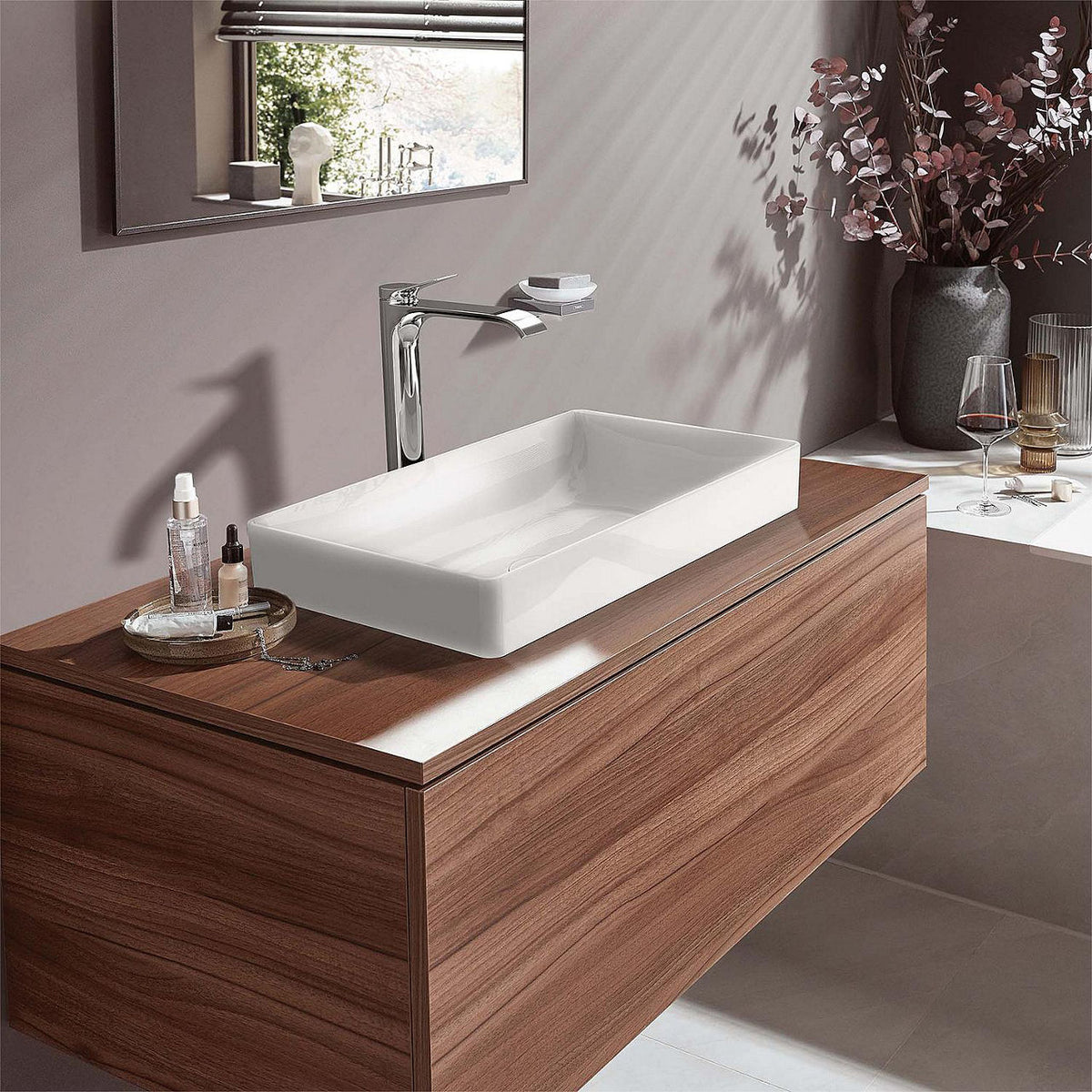 Mitigeur de lavabo Hansgrohe Vivenis saillie 191 mm chromé