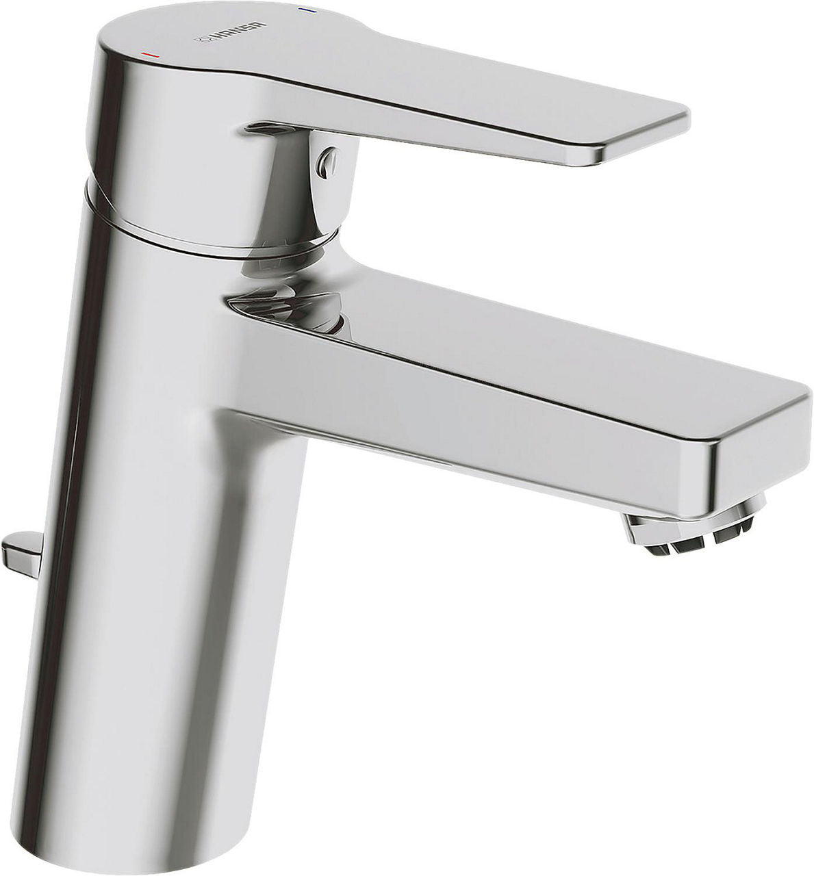 Mitigeur de lavabo Hansa Hansatwist saillie 123 mm chromé