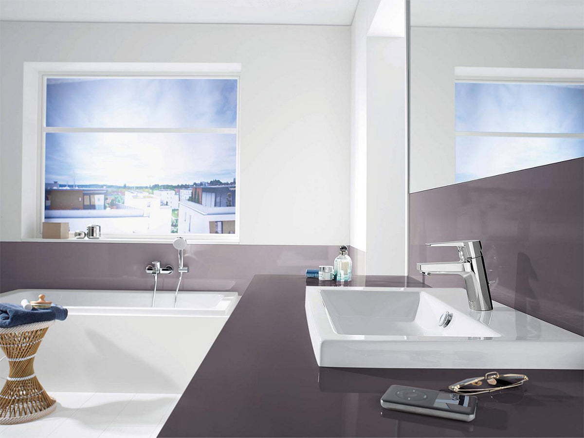 Mitigeur de lavabo Hansa Hansatwist saillie 113 mm chromé