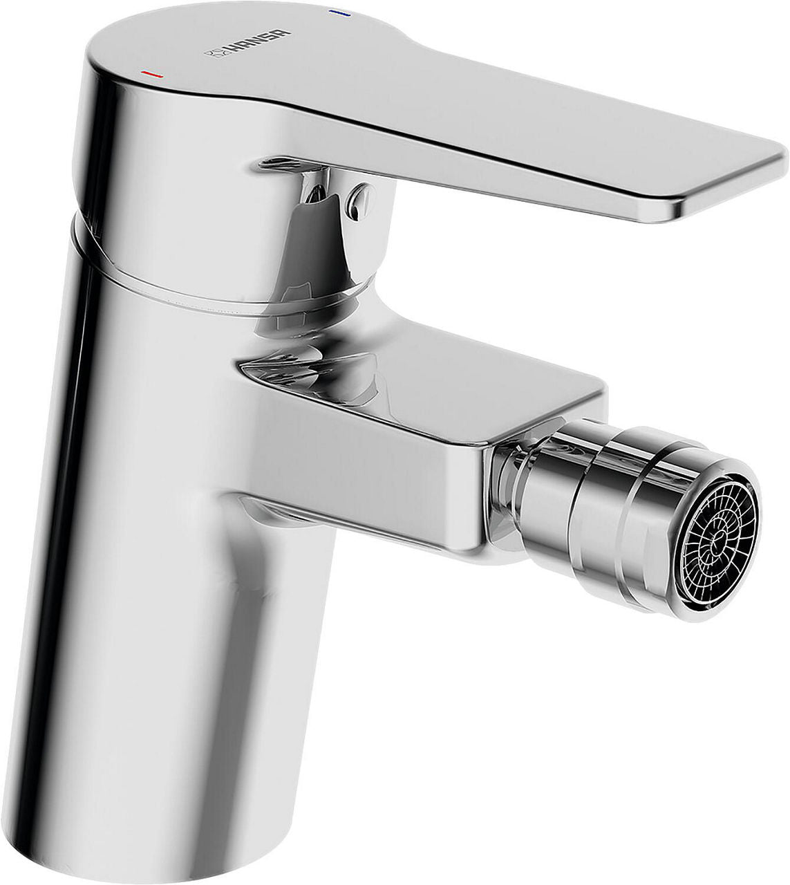 Mitigeur bidet Hansa Hansatwist saillie 112 mm chromé
