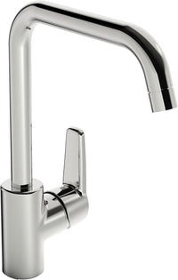 Mitigeur d'évier Hansa Hansapolo bec pivotant saillie 203 mm chrome