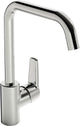 Mitigeur d'évier Hansa Hansapolo bec pivotant saillie 203 mm chrome