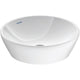 Vasque à poser Duravit D-Neo ØxH : 400 x 125 mm, sans couvercle, sans HL, blanc