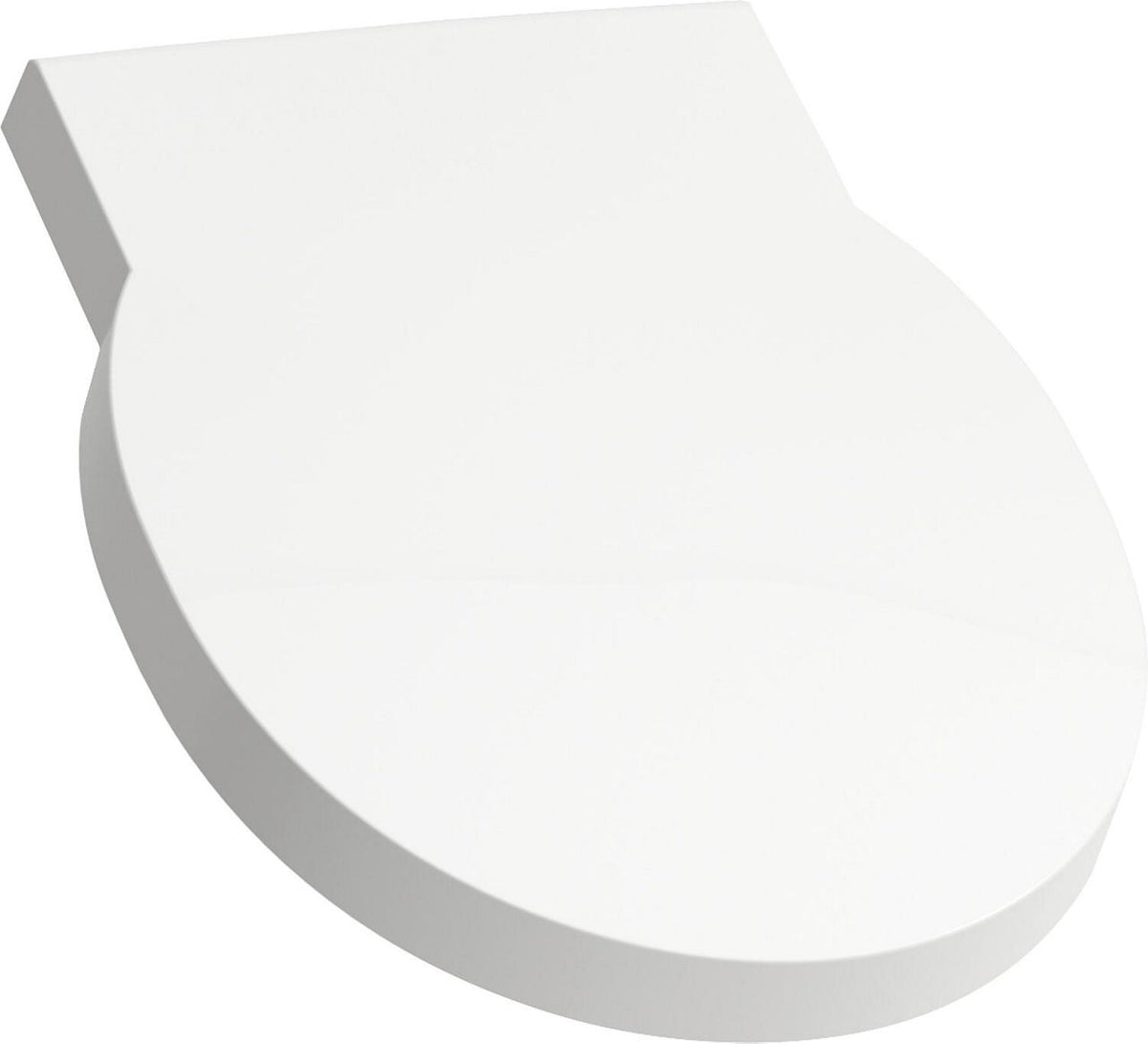 Couvercle d'urinoir Laufen Val, Duroplaste, 305×45×385 mm, blanc