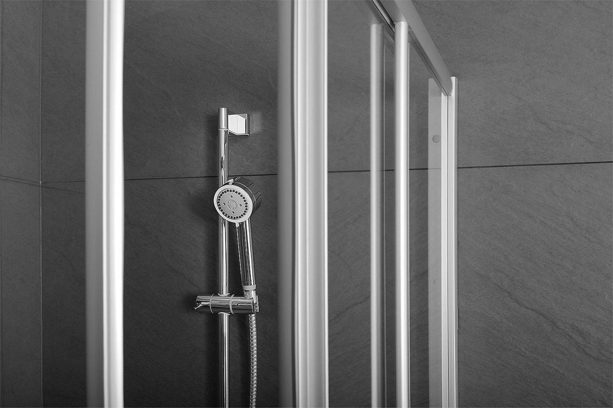 Barre de douche evenes Techno chromée avec support réglable d=20 x 700 mm