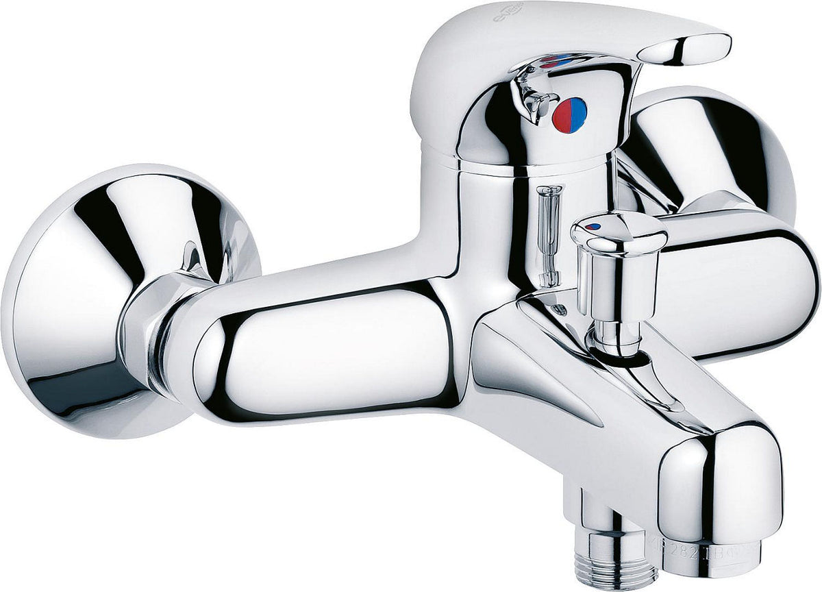 Mitigeur bain/douche apparent Top II levier fermé saillie 167 mm chromé