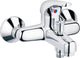 Mitigeur bain/douche apparent Top II levier fermé saillie 167 mm chromé