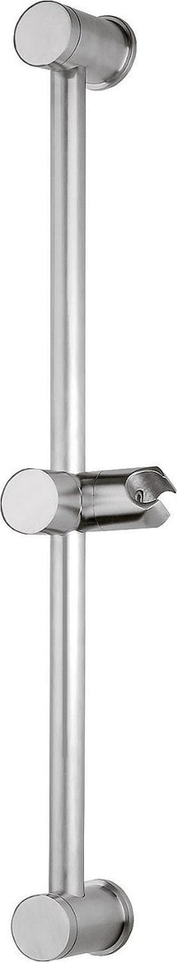 Barre de douche inox ronde 600 mm inox mat