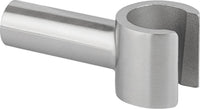 Support de douchette inox Round inox mat