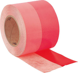 Bande de plinthe, autocollante, sans non-tissé sur une face, rouge (L×l) 10m × 10cm