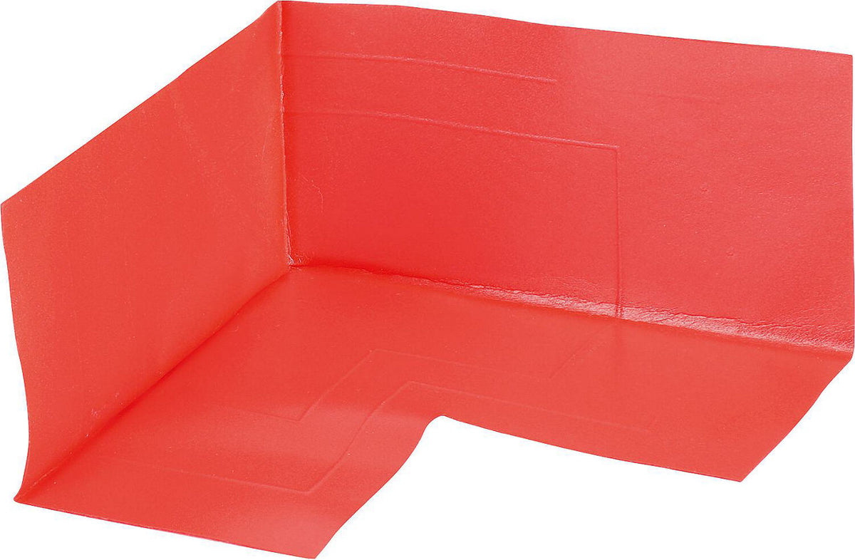 Angle intérieur, autocollant, sans non-tissé, rouge, 50 mm de hauteur
