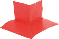 Angle extérieur, autocollant, sans non-tissé, rouge, 50 mm de hauteur