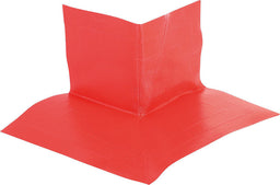 Angle extérieur, autocollant, sans non-tissé, rouge, 50 mm de hauteur