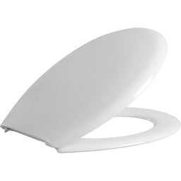 Abattant WC Corsica, thermoplastique, charnières en étrier inox L x P : 365x439 mm