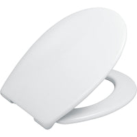 Abattant WC Perca, thermoplastique, fermeture douce, L x P : 362x434 mm