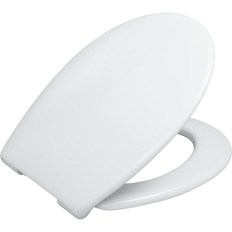 Abattant WC Perca, thermoplastique, fermeture douce, L x P : 362x434 mm