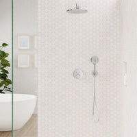 Coude mural Hansgrohe Fixfit S avec support de douchette DN15 (1/2") chrome