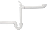 Siphon gain de place Geberit 1 1/2" DN40/DN50 avec embout flexible