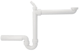 Siphon gain de place Geberit 1 1/2" DN40/DN50 avec embout flexible