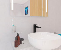 Mitigeur de lavabo Evenes Tabay en laiton saillie 95mm