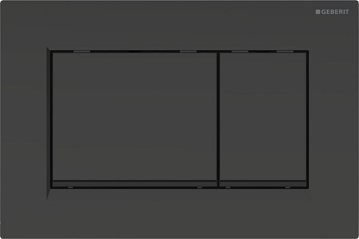 Plaque de commande Geberit Sigma 20 Square, rinçage à 2 quantités