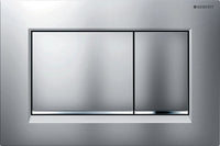 Plaque de commande Geberit Sigma 20 Square, rinçage à 2 quantités