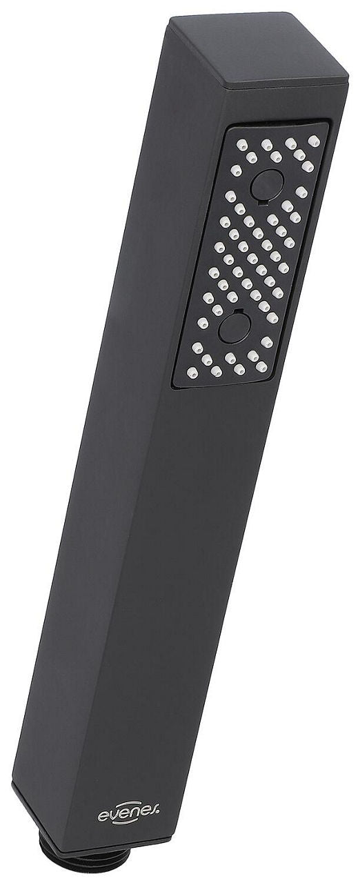Douchette Cube, noir mat, version laiton