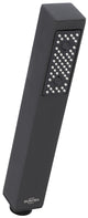Douchette Cube, noir mat, version laiton