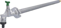Vanne murale extérieure AIPS SEPP antigel avec clé à pipe tête chromée avec RV et RB DN 15 L=500 mm