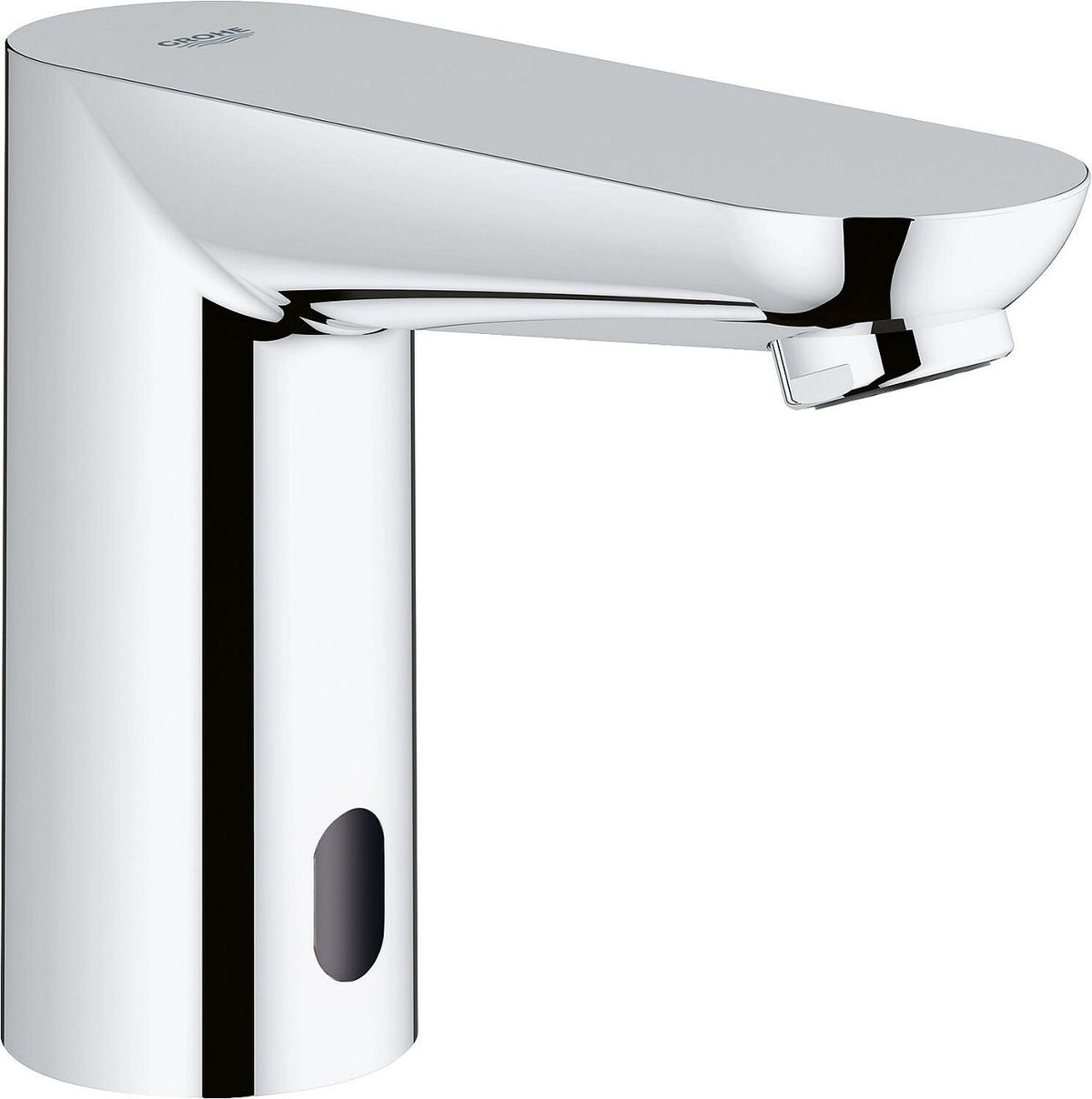 Robinetterie de lavabo infrarouge Grohe Euroeco CE chromée saillie 100mm
