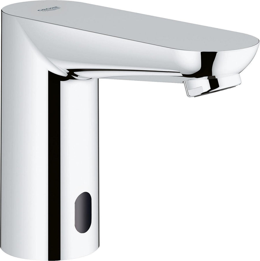 Robinetterie de lavabo infrarouge Grohe Euroeco CE chromée saillie 100mm