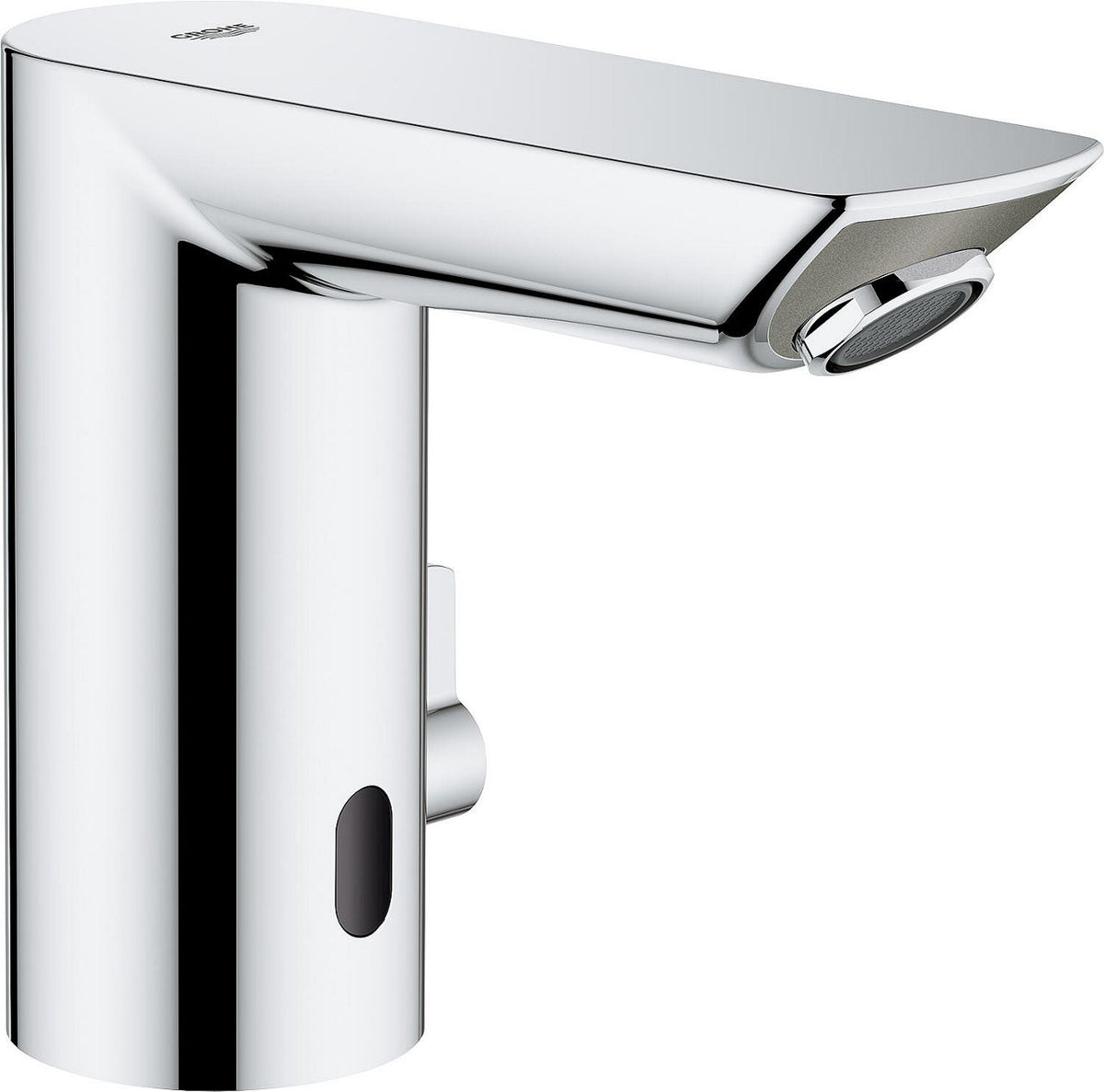 Robinetterie de lavabo infrarouge Grohe Bau Cosmopolitan E saillie 110mm chromé