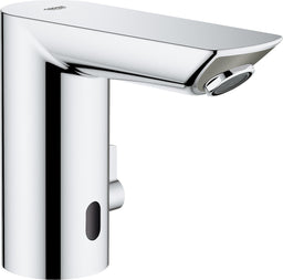Robinetterie de lavabo infrarouge Grohe Bau Cosmopolitan E saillie 110mm chromé
