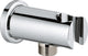 Coude de raccordement mural Grohe Rainshower avec support de douche, chrome rond