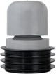 Siphon à encastrer Airfit DN 110, plastique gris, pour tuyaux Ø intérieur 100-104 mm