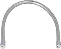 Flexible de douche Silverline, rotule anti-torsion des deux côtés, 5 couches