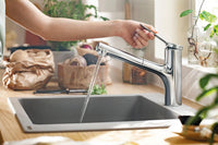 Mitigeur d'évier Hansgrohe Zesis M33 150 avec douchette extractible
