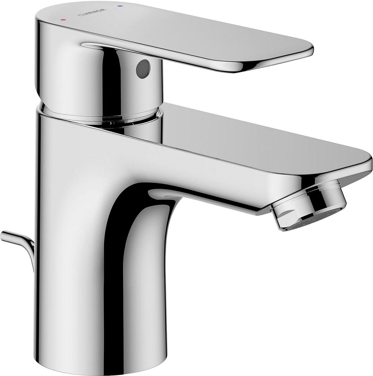 Mitigeur de lavabo Hansa Hansabasic saillie 101 mm chromé