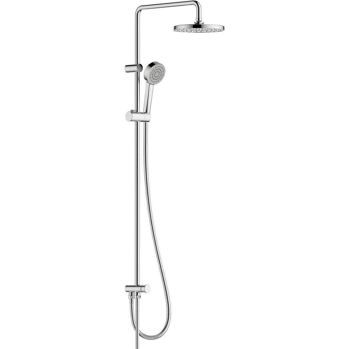 Systeme de douche Hansa Hansabasic sans thermostat, pomme de douche 200 mm, chrome